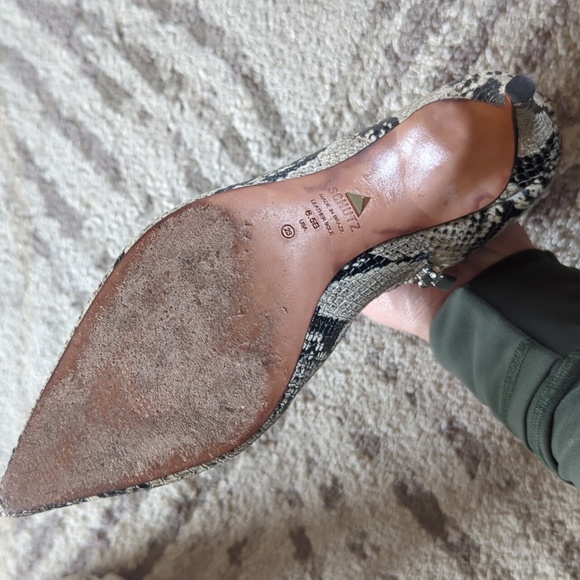 Schultz faux snake skin boots - Picture 3 of 4